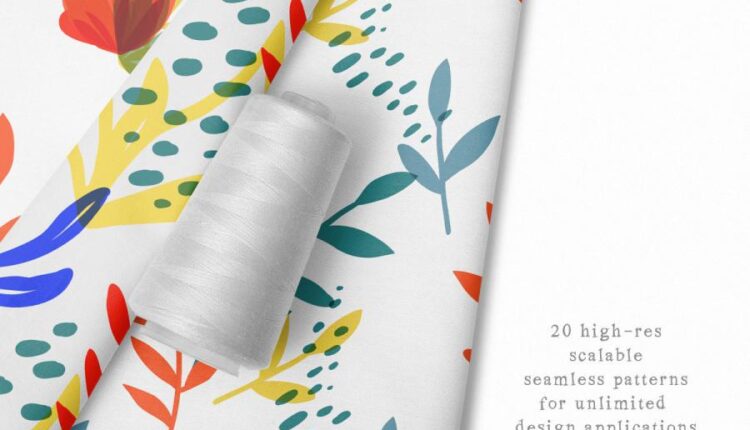 مجموعه پترن گیاه و مبانی گیاه شناسی   Botanical Basics Pattern Set