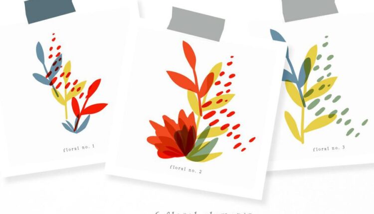 مجموعه پترن گیاه و مبانی گیاه شناسی   Botanical Basics Pattern Set