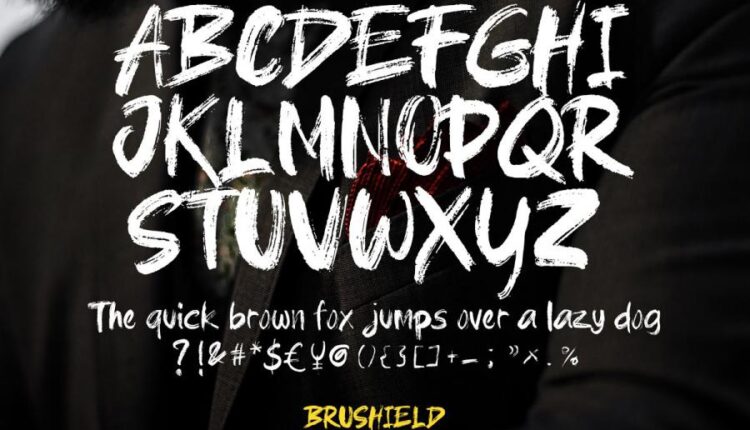 مجموعه 38 فونت و 2 براش برای Procreate