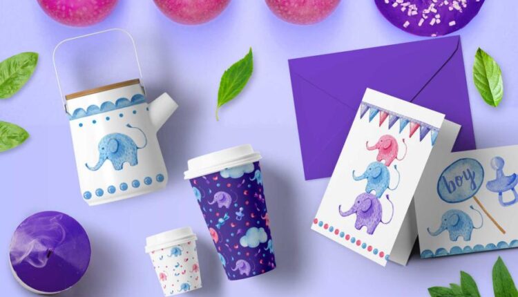 عکس png آبرنگی با موضوع کودک و نوزاد   Watercolor Baby