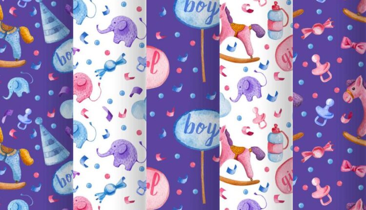 عکس png آبرنگی با موضوع کودک و نوزاد   Watercolor Baby