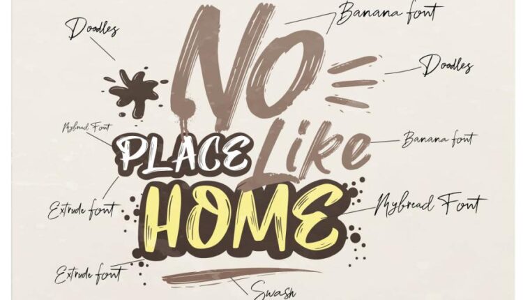 مجموعه 38 فونت و 2 براش برای Procreate