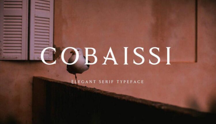 فونت انگلیسی کلاسیک کوباسی   Cobaissi Font