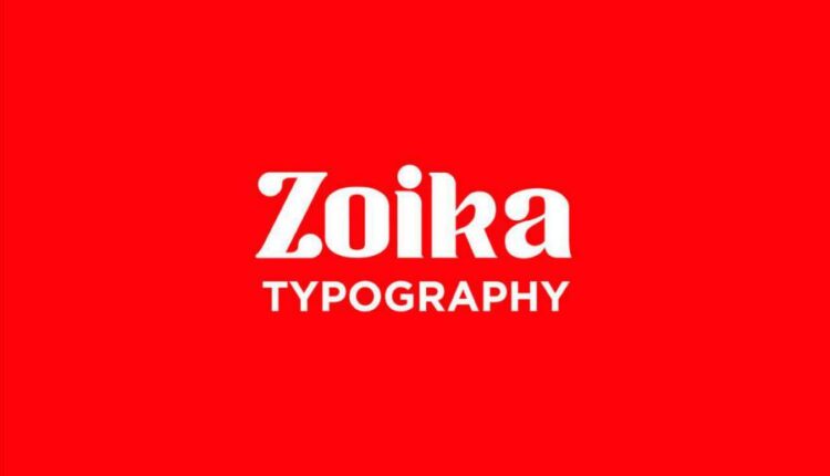 فونت انگلیسی مدرن زویکا   Modernia Zoika Font