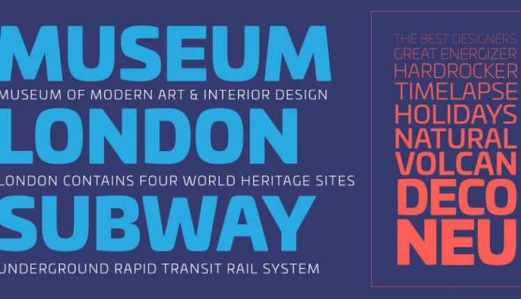 فونت انگلیسی فانتزی یونیویا   Univia Pro Font