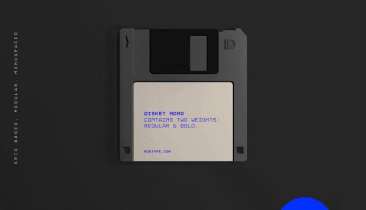 فونت انگلیسی سنس دیسک   Disket Rostype Font