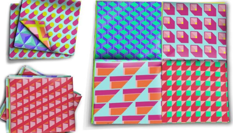 اشکال هندسی و انتزاعی نا منظم   Brutal Geo Patterns