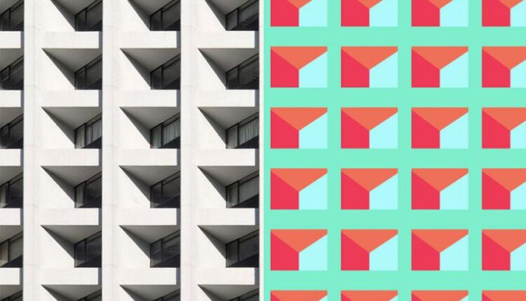 اشکال هندسی و انتزاعی نا منظم   Brutal Geo Patterns