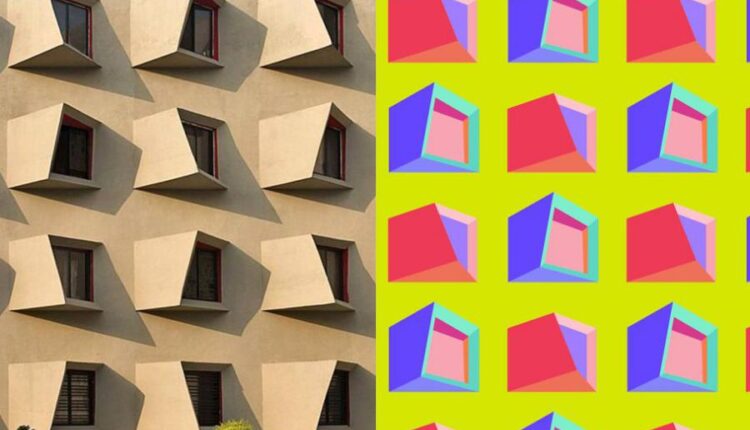 اشکال هندسی و انتزاعی نا منظم   Brutal Geo Patterns