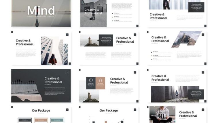 اسلاید آماده پاورپوینت با نام هوش   Mind   Powerpoint