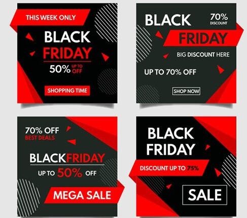 طرح آماده استوری اینستاگرام با موضوع جمعه سیاه   Instagram