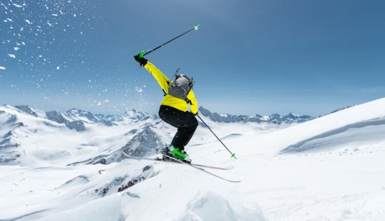 عکس استوک اسکی بر روی برف   Photos   Skiing Set 11