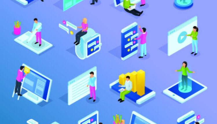 وکتور فلت به صورت سه بعدی و ایزومتریک با موضوعات متنوع   vector