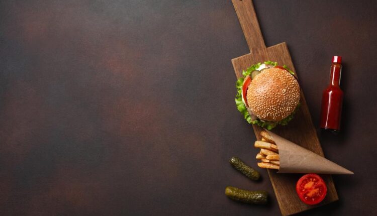 عکس استوک همبرگر و فست فود   Hamburger Stock