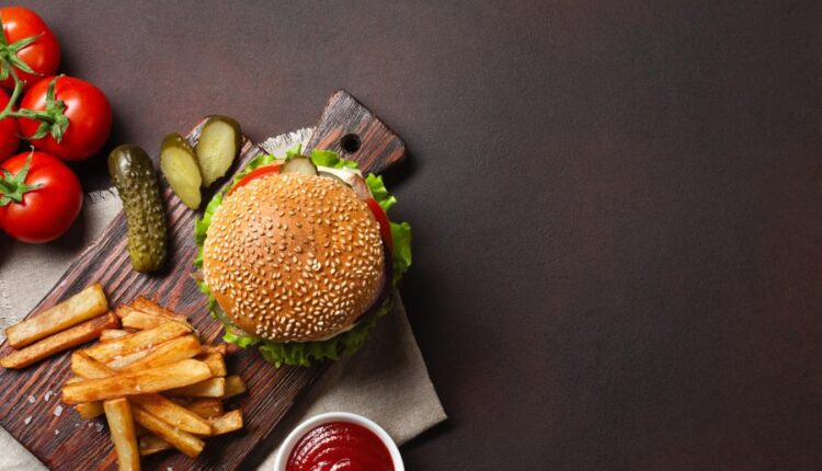 عکس استوک همبرگر و فست فود   Hamburger Stock