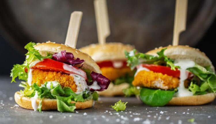 عکس استوک همبرگر و فست فود   Hamburger Stock