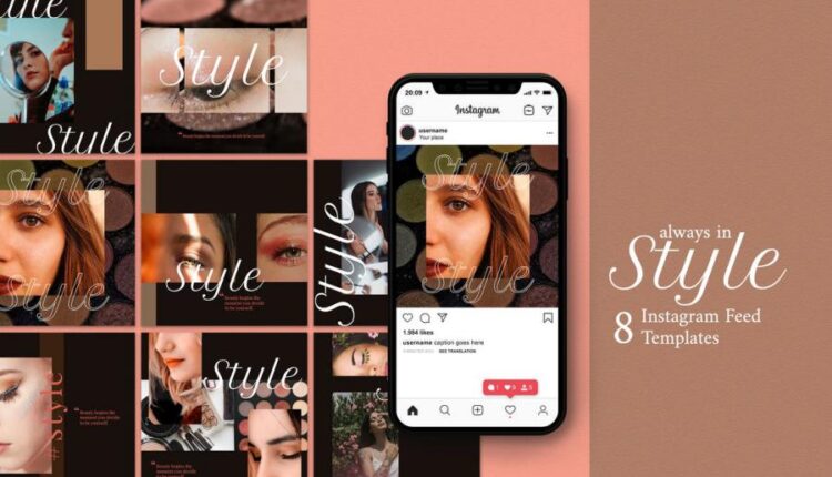 قالب های آماده اینستاگرام با موضوع آرایشی بهداشتی   Instagram