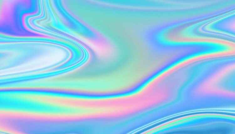 عکس استوک انتزاعی هولوگرامی   Iridescent Backgrounds