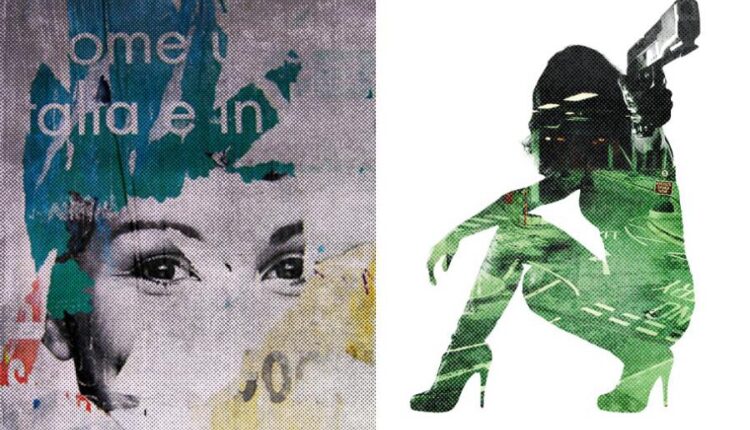 تصاویر PNG بافت هافتون   Distressed Halftones