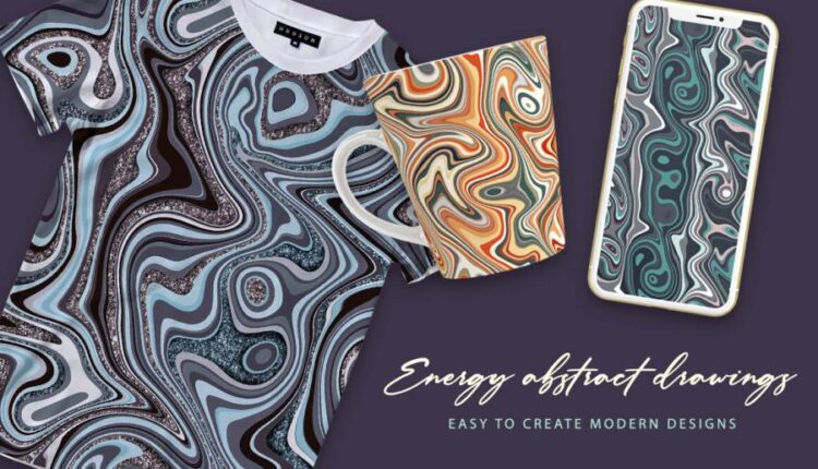 30 تسکچر موج دار رنگ های متنوع   30 Wave Seamless Textures