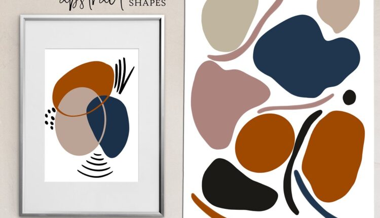 تصاویر PNG اشکال هندسی و انتزاعی   Abstract Shape Art Clipart