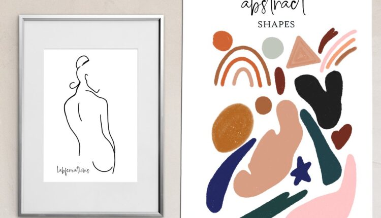 تصاویر PNG اشکال هندسی و انتزاعی   Abstract Shape Art Clipart