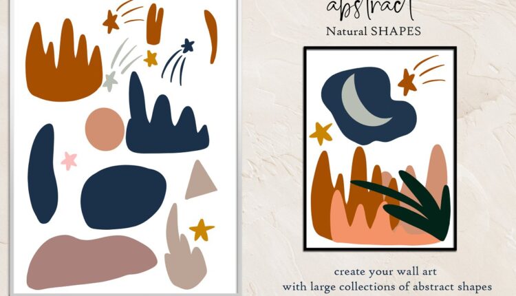 تصاویر PNG اشکال هندسی و انتزاعی   Abstract Shape Art Clipart