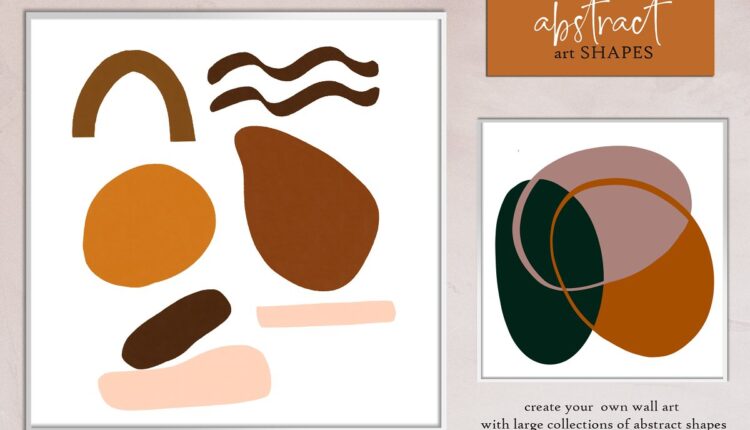 تصاویر PNG اشکال هندسی و انتزاعی   Abstract Shape Art Clipart