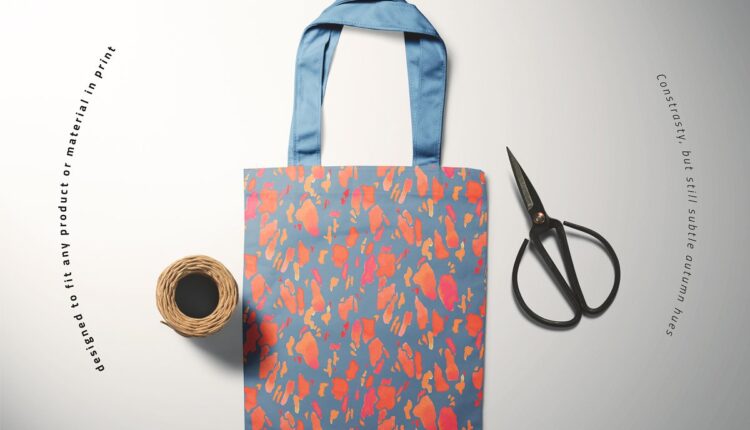 پترن های مرکبی پاییزی   Autumn Inks Pattern Set