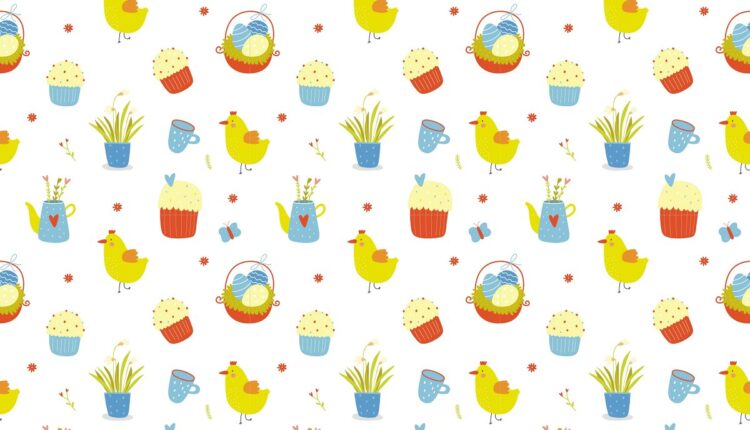 وکتور تصویرسازی شده خرگوش   Happy Vector Set With Bunny