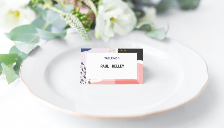 مجموعه فایل های طراحی انتزاعی ممفیس   Memphis Invitation Set