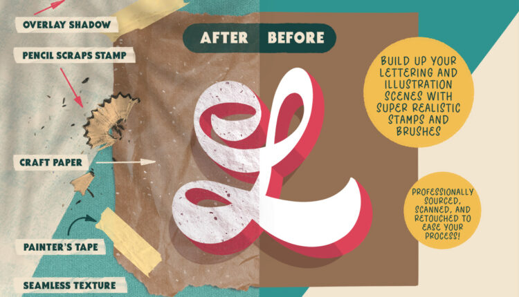 مجموعه پس زمینه و 87 براش Background Set   Procreate