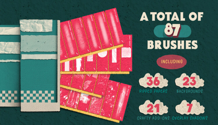 مجموعه پس زمینه و 87 براش Background Set   Procreate