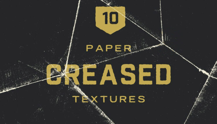 تکسچر کاغذ تا شده – Elements Creased Paper Textures