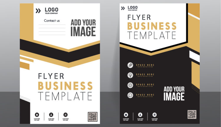 طرح آماده لایه باز وکتور برای تراکت –  Templates Vector Design