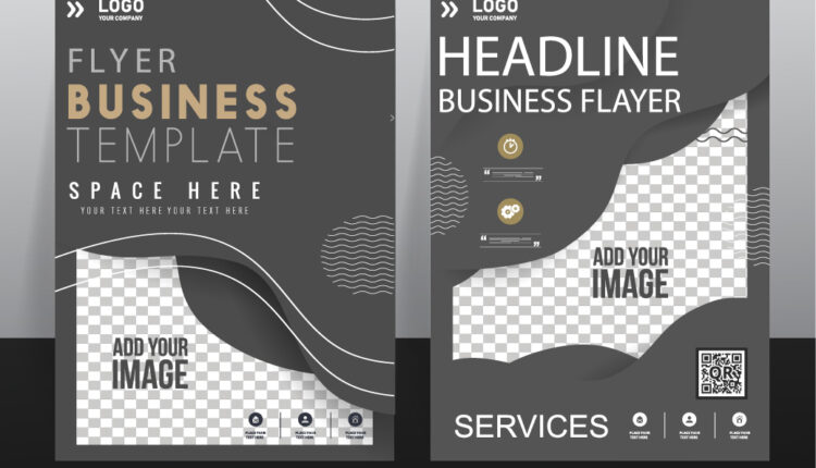 طرح آماده لایه باز وکتور برای تراکت –  Templates Vector Design