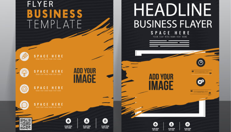 طرح آماده لایه باز وکتور برای تراکت –  Templates Vector Design