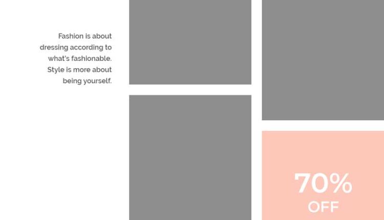 قالب آماده پست اینستاگرام برای فشن –  Instagram Post Templates