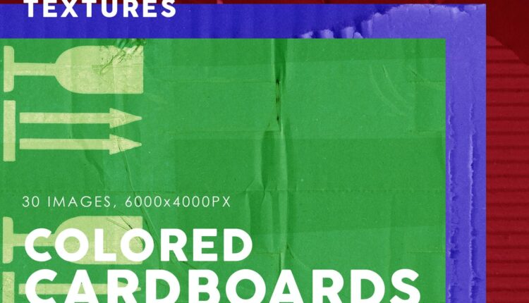 تکسچر کارتن و کاغذ مقوا – Colored Cardboard Paper Textures