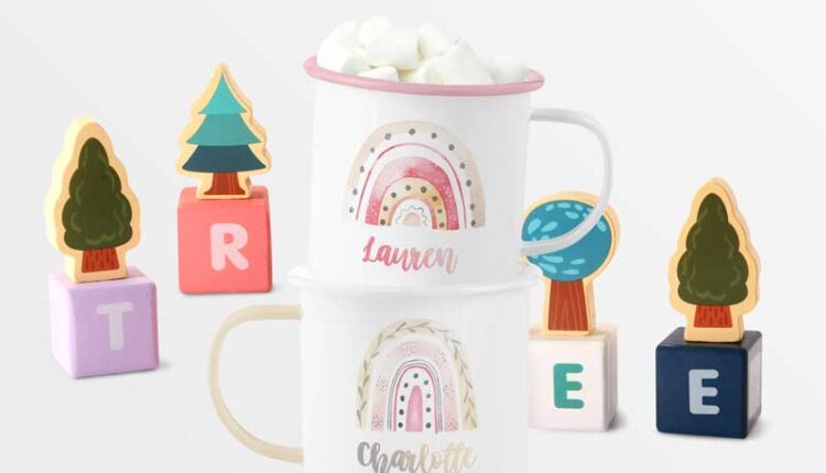 موکاپ ماگ سرامیکی – Enamel Mugs for Kids Mockups