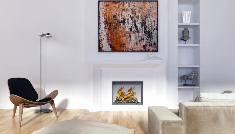 عکس استوک طراحی داخلی منزل – Modern Home Stock Photo