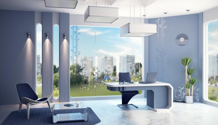 عکس استوک طراحی داخلی منزل – Modern Home Stock Photo