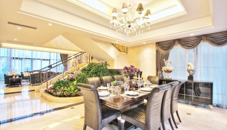 عکس استوک طراحی داخلی منزل – Modern Home Stock Photo