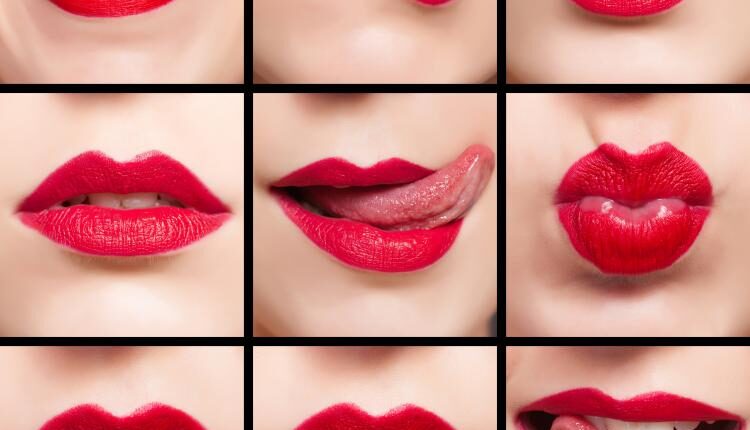 عکس استوک لب و آرایش لب – Lips And Lipstick Stock Photo