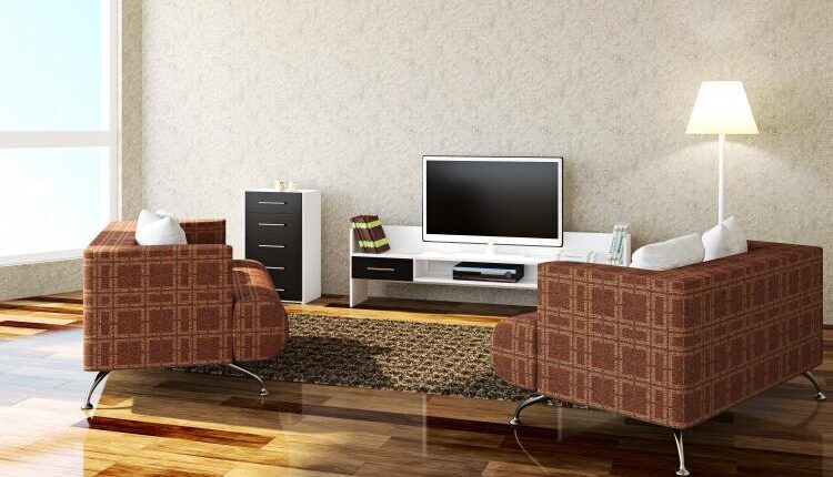 عکس استوک طراحی داخلی منزل – Modern Home Stock Photo