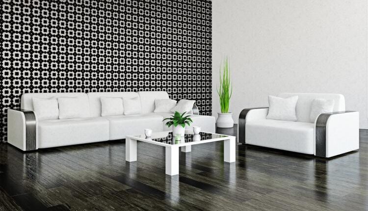 عکس استوک طراحی داخلی منزل – Modern Home Stock Photo