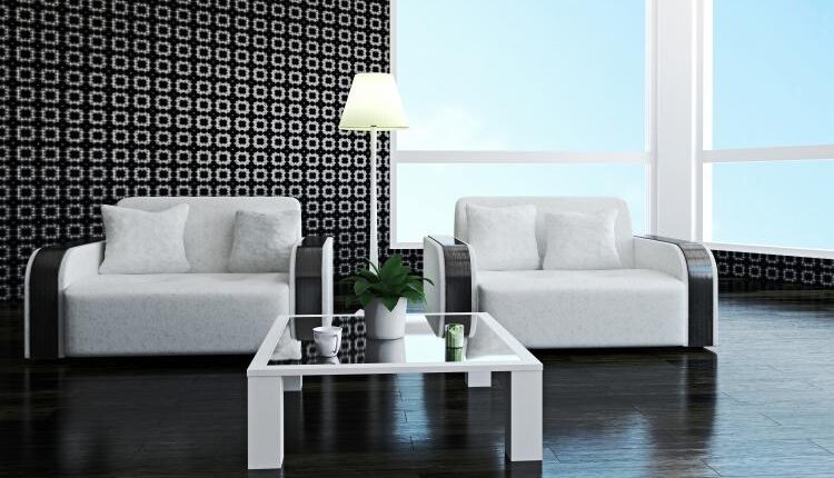 عکس استوک طراحی داخلی منزل – Modern Home Stock Photo