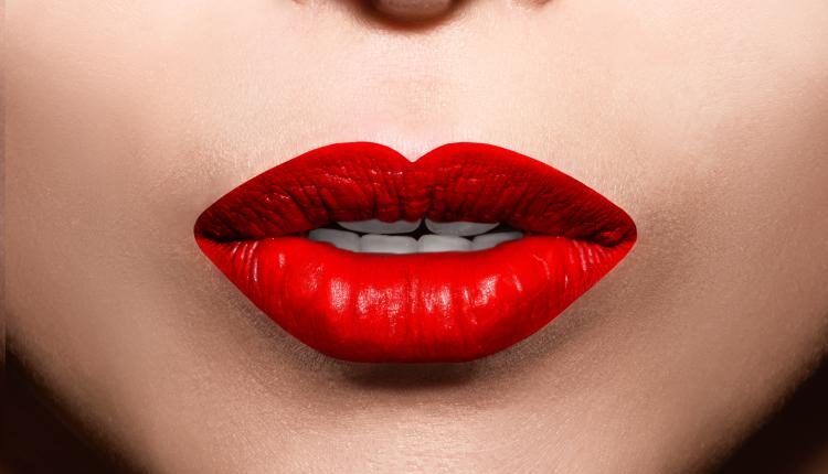 عکس استوک لب و آرایش لب – Lips And Lipstick Stock Photo
