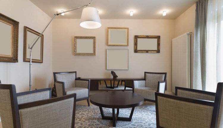 عکس استوک طراحی داخلی منزل – Modern Home Stock Photo