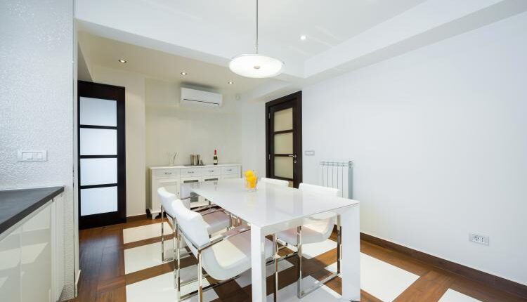 عکس استوک طراحی داخلی منزل – Modern Home Stock Photo